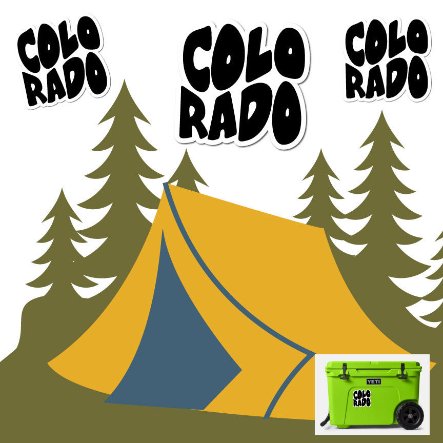 Colorado Die-Cut Sticker | Durable & Eye-Catching