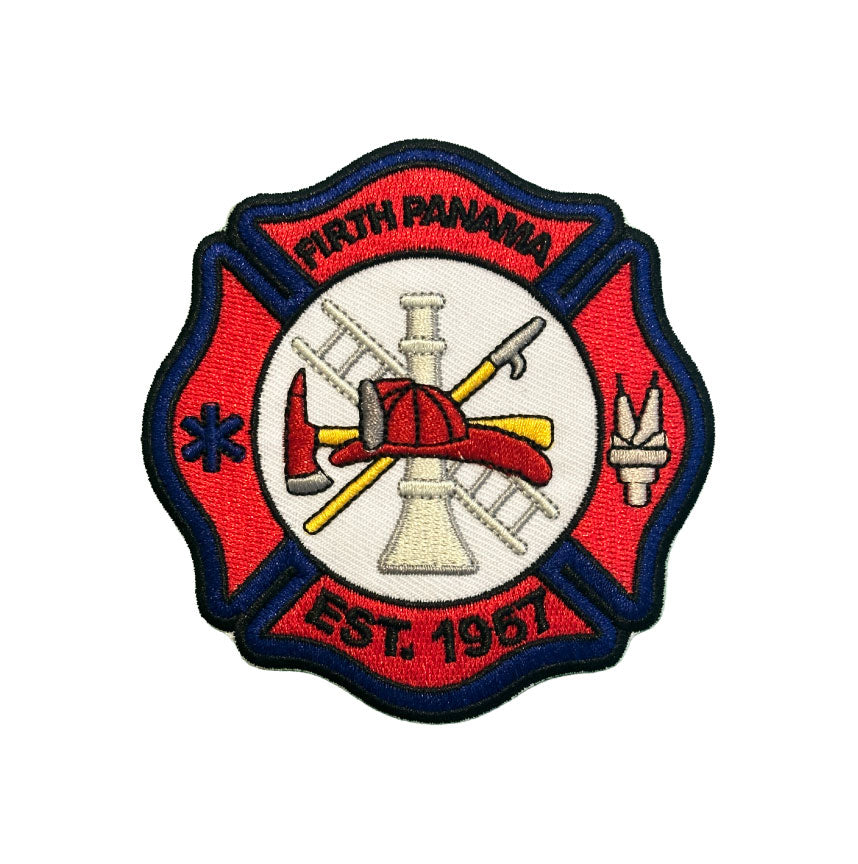 Firth Panama Fire Dept. Embroidered Patch – Est. 1967 - Iron On