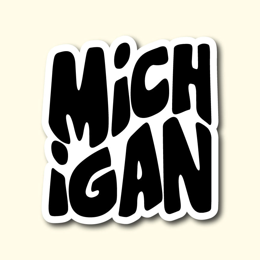 Michigan Die-Cut Sticker | Durable & Eye-Catching