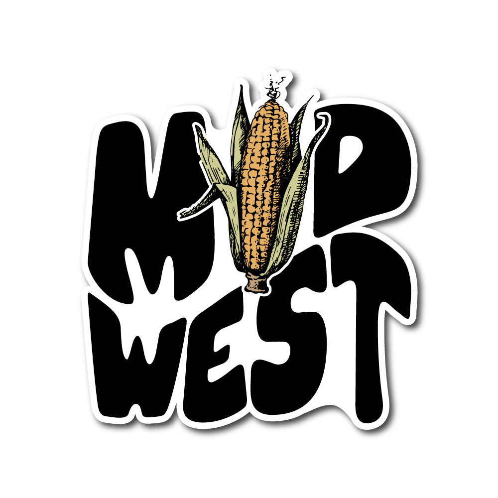 Midwest Sticker | Corn Sticker | Funny Midwest Vinyl Decal