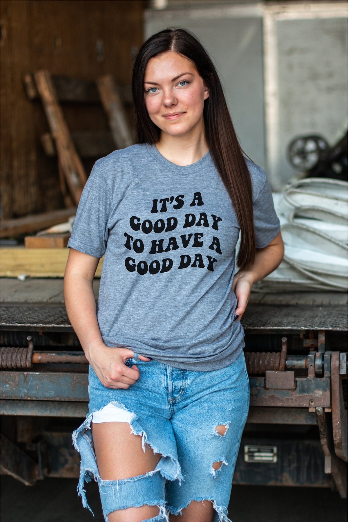 It's A Good Day To Have A Good Day svg, Have a Good Day svg, Wavy Letters, Digital Design