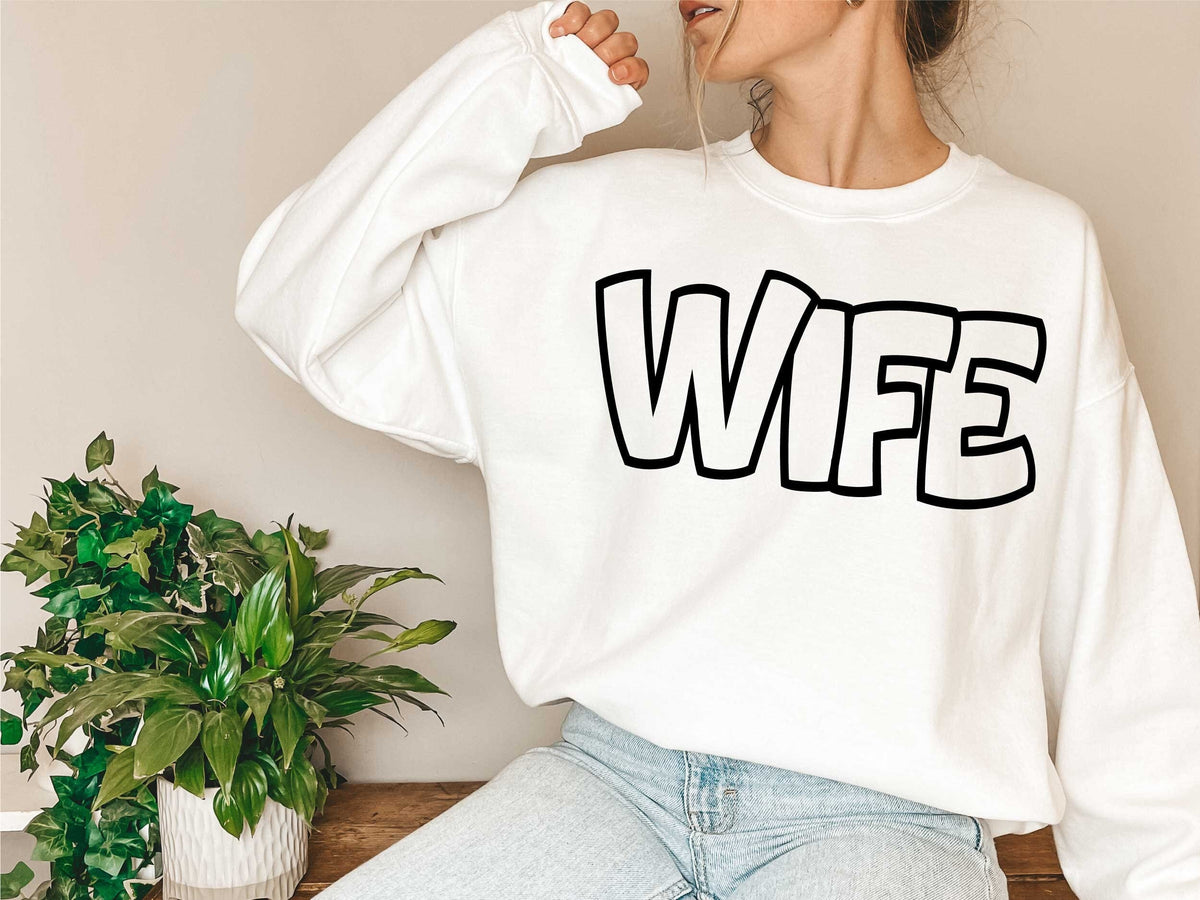 Wife svg, Wife Outline svg, Wife shirt svg, Digital Design