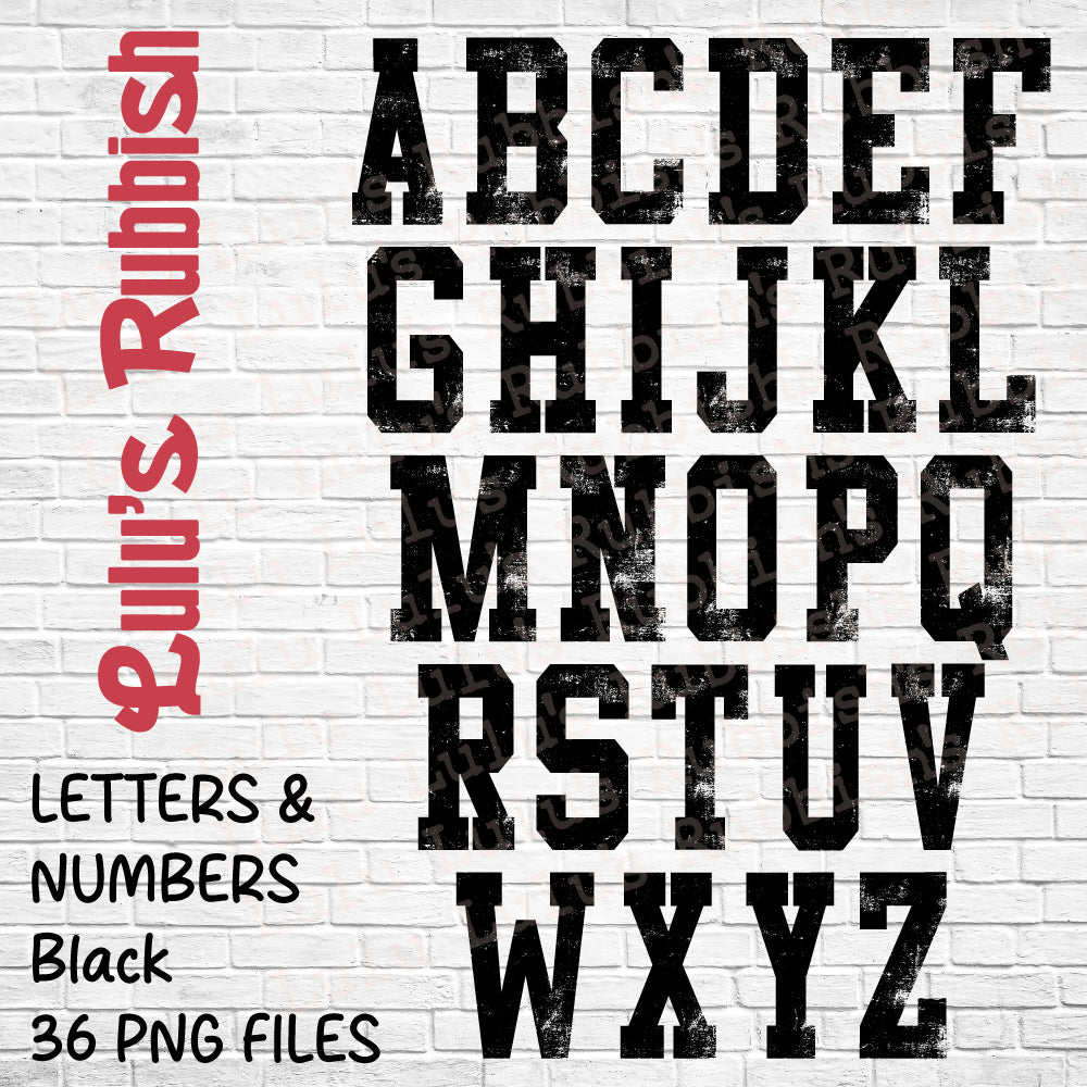 Stretch Grunge Alphabet PNG | Printable Stretch Letters Digital Download Alphabet Design