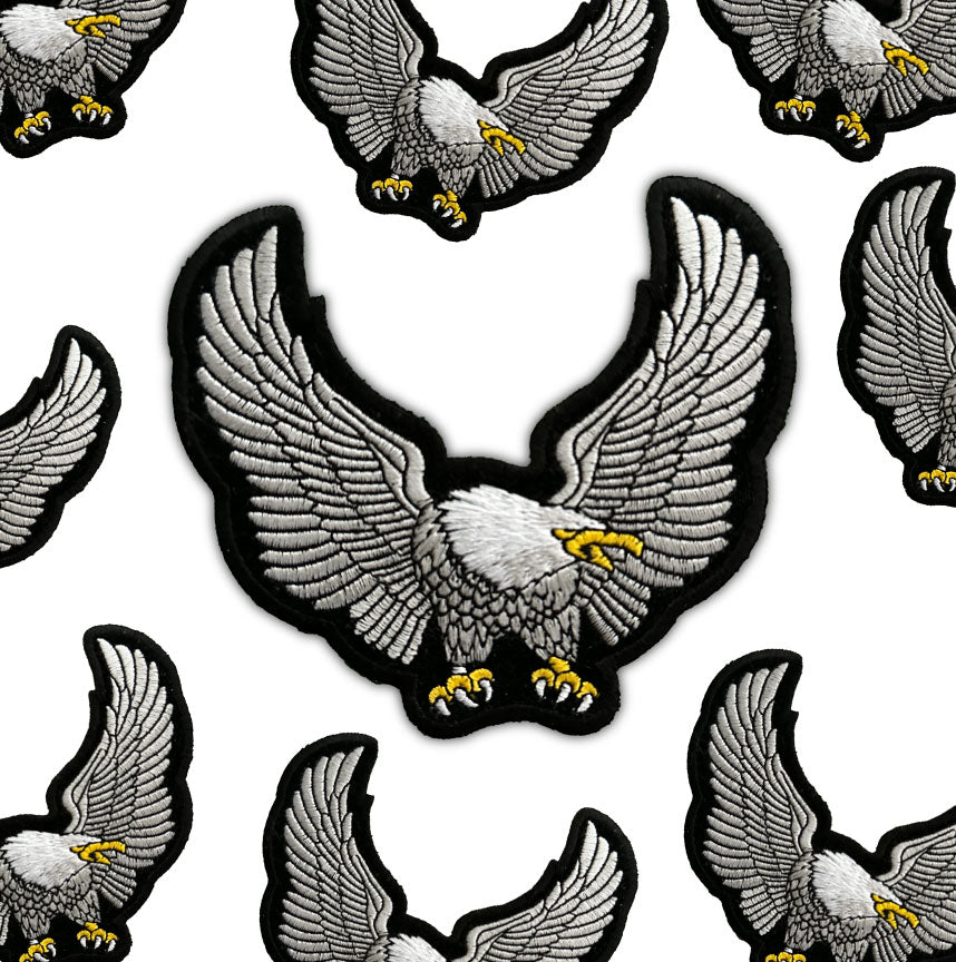 Bald Eagle Embroidered Patch | American Eagle Iron On Patch | America 250 🇺🇸🦅