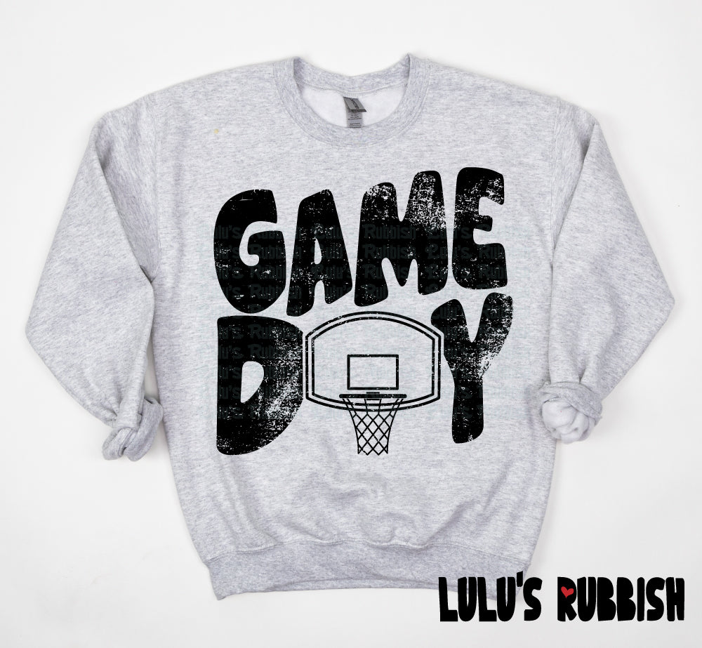 Game Day Basketball HOOP Digital Design