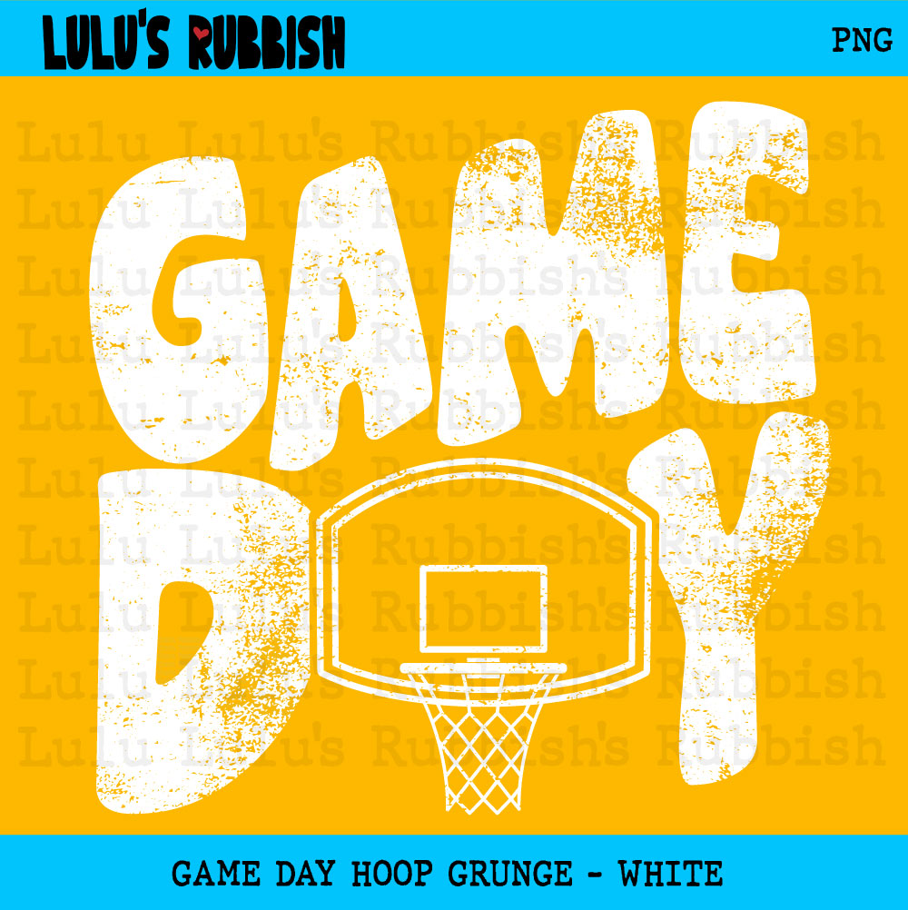 Game Day Basketball HOOP Digital Design