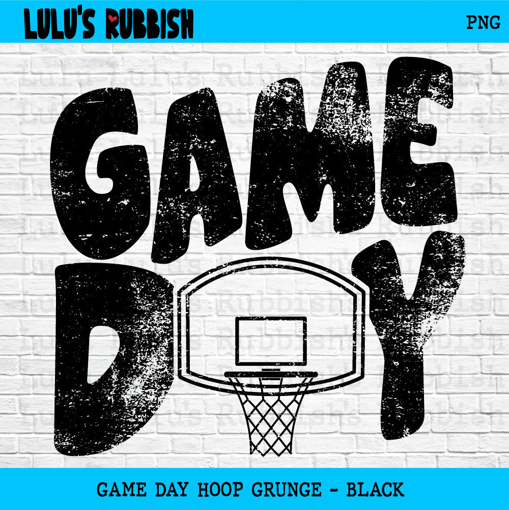 Game Day Basketball HOOP Digital Design