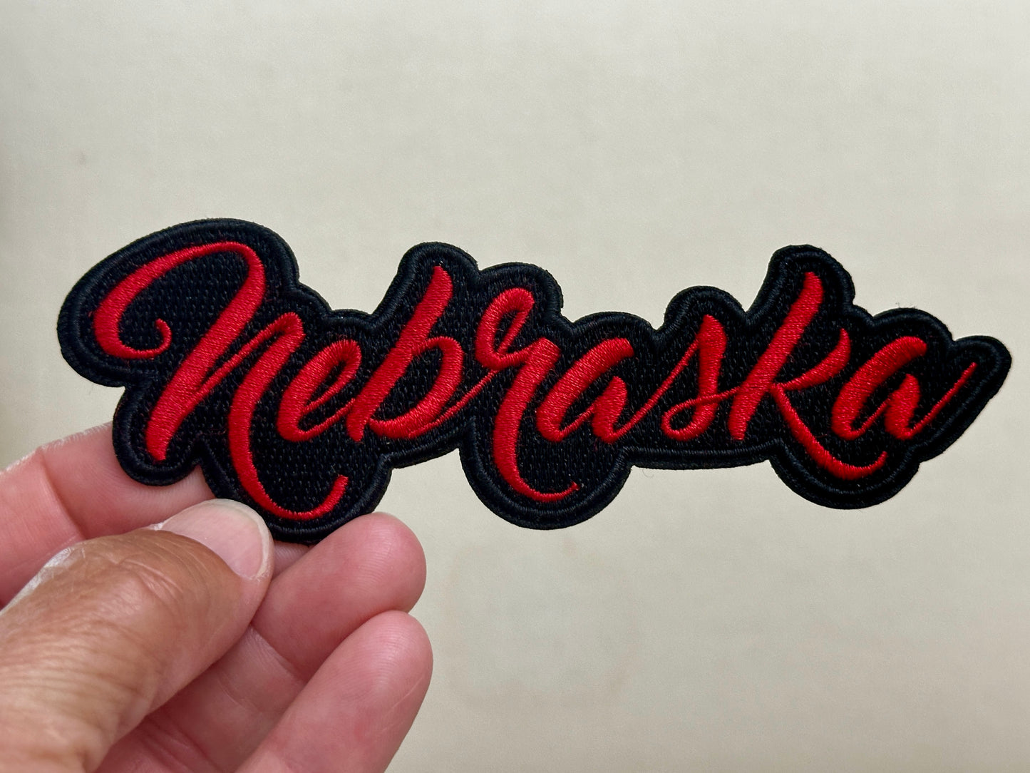 Nebraska Embroidered Patch – Iron-On