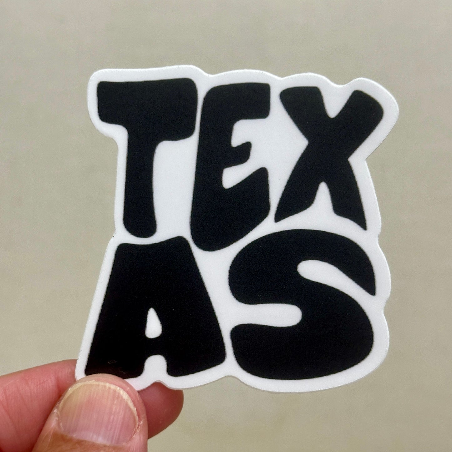 Texas Die-Cut Sticker | Durable & Eye-Catching