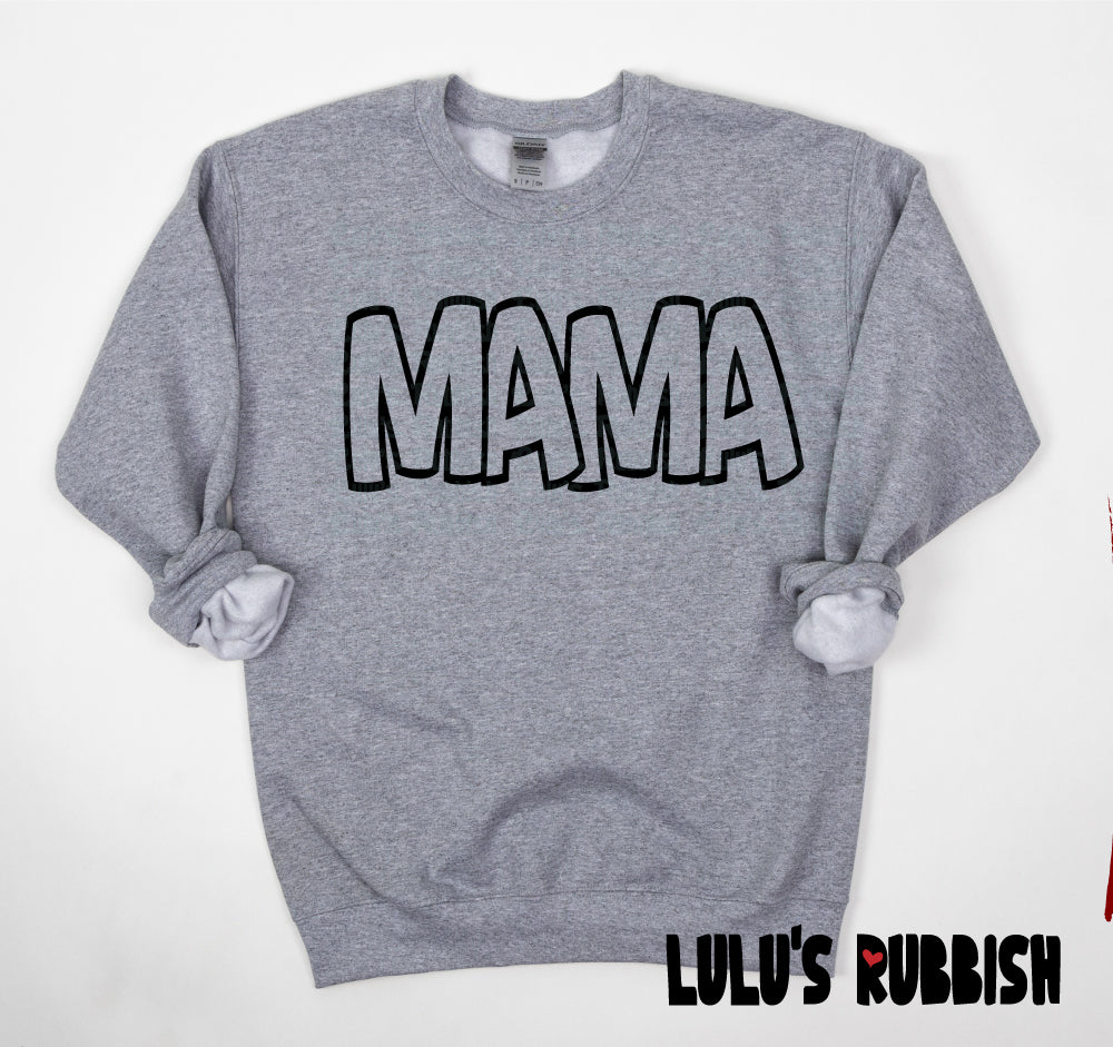 Mama svg, Mama Shirt svg, Mom svg, Mama png, Mama Outline svg, Digital Design