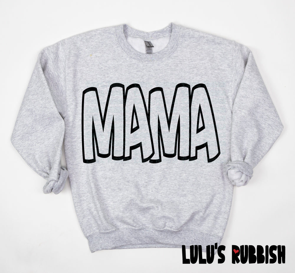 Mama svg, Mama Shirt svg, Mom svg, Mama png, Mama Outline svg, Digital Design