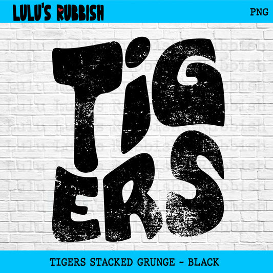 Tigers png, Distressed Tigers png, Digital Design, Tigers High School