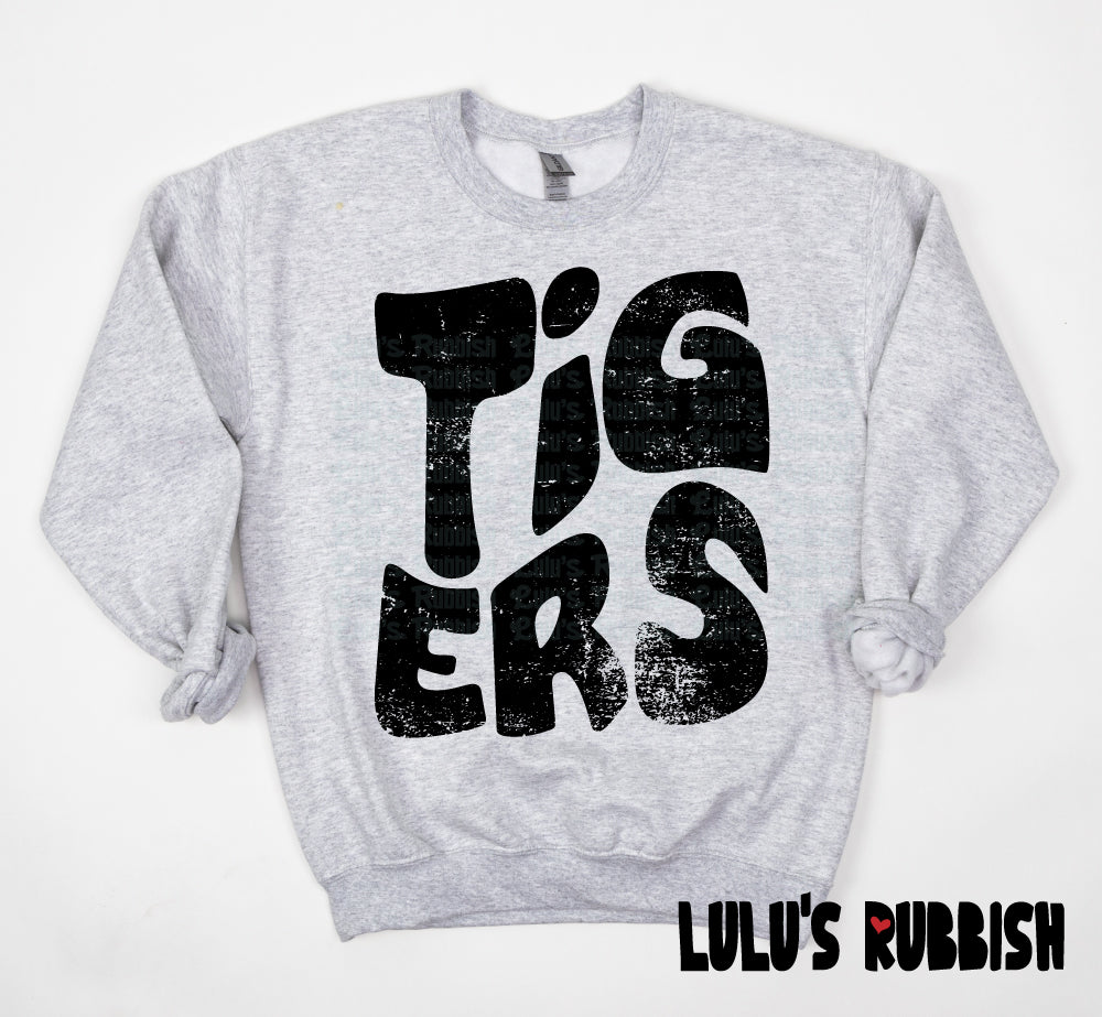 Tigers png, Distressed Tigers png, Digital Design, Tigers High School