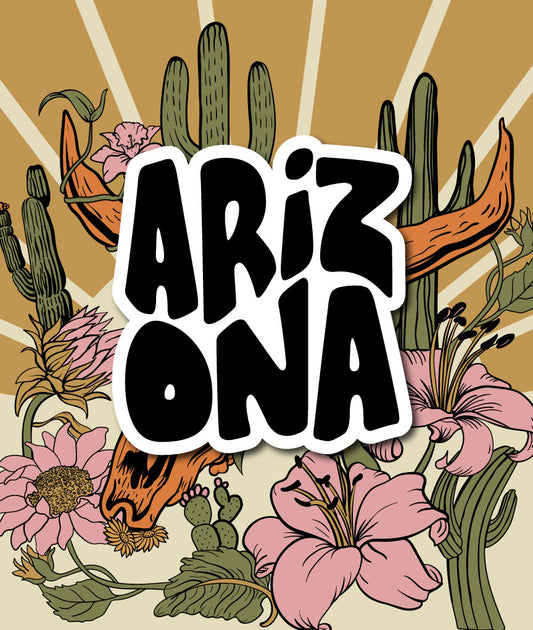Arizona Die-Cut Sticker | Durable & Eye-Catching