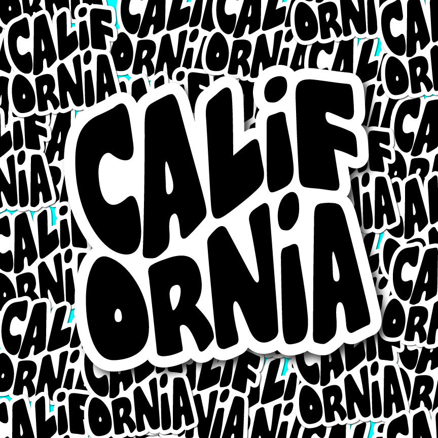 California Die-Cut Sticker | Durable & Eye-Catching