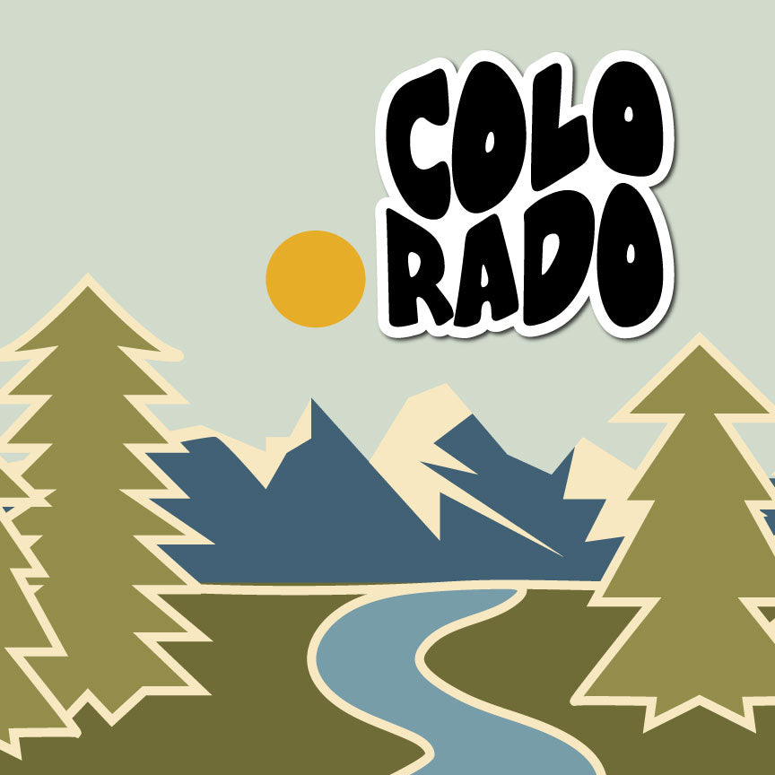 Colorado Die-Cut Sticker | Durable & Eye-Catching