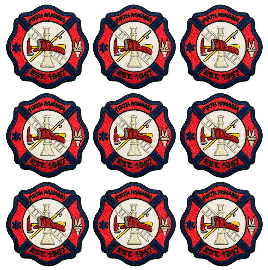Firth Panama Fire Dept. Embroidered Patch – Est. 1967 - Iron On