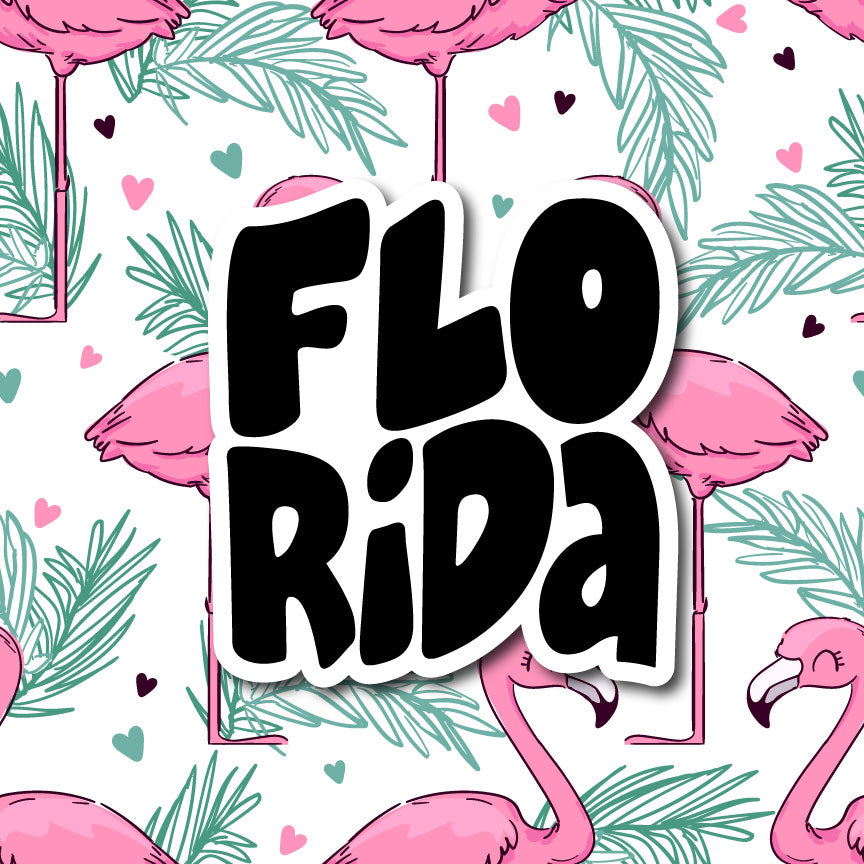 Florida Die-Cut Sticker | Durable & Eye-Catching