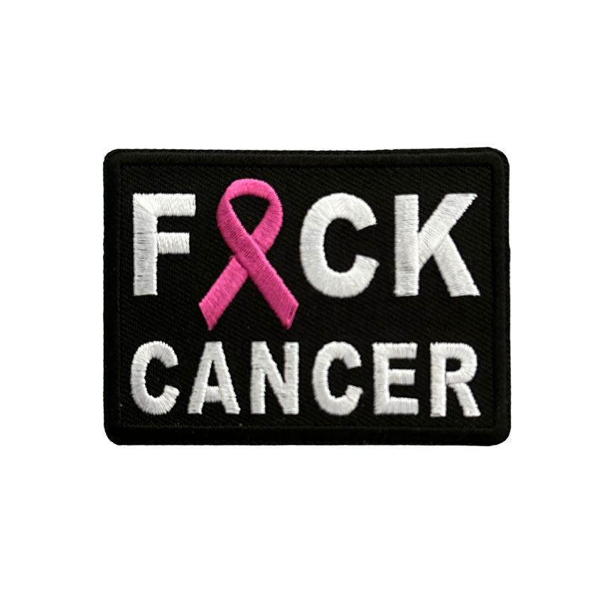 F*ck Cancer Patch | Embroidered Iron On Patch | Survivor Support Patch