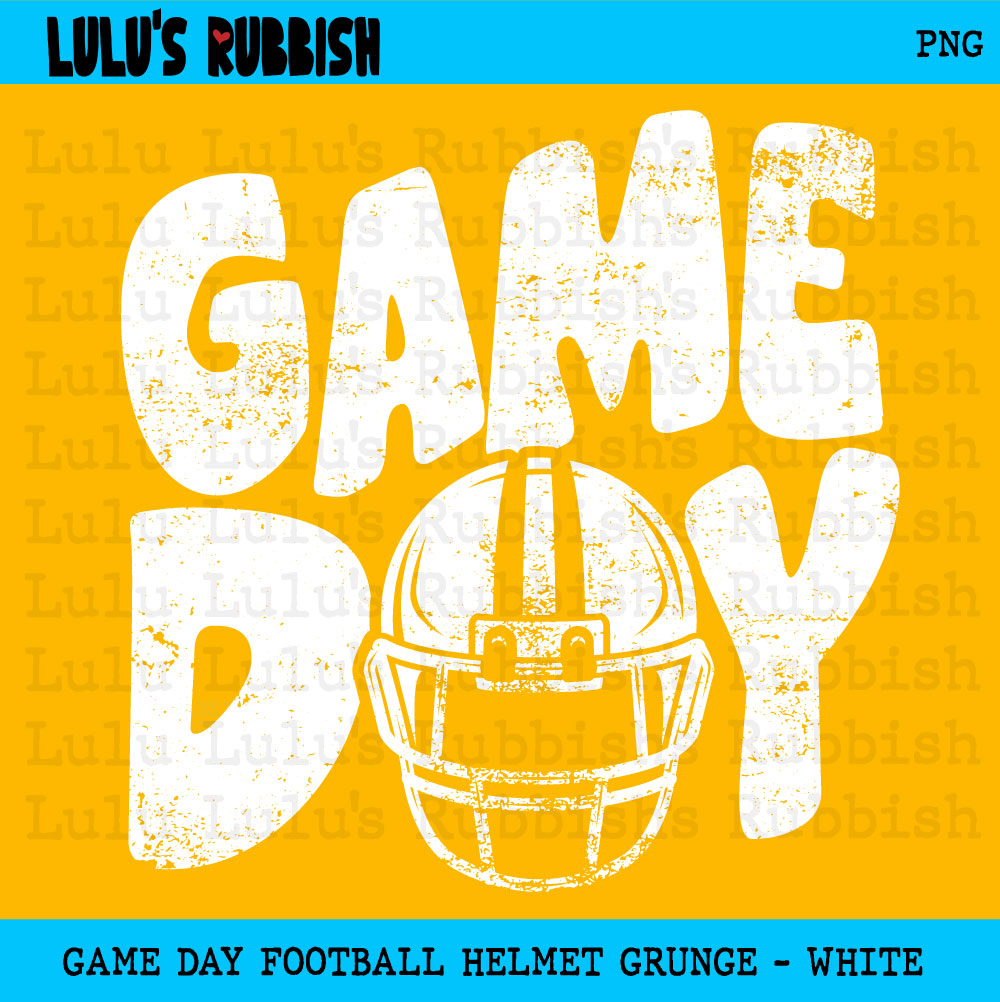 Game Day Football Helmet png, Distressed Game Day png, Sports png, Digital Design