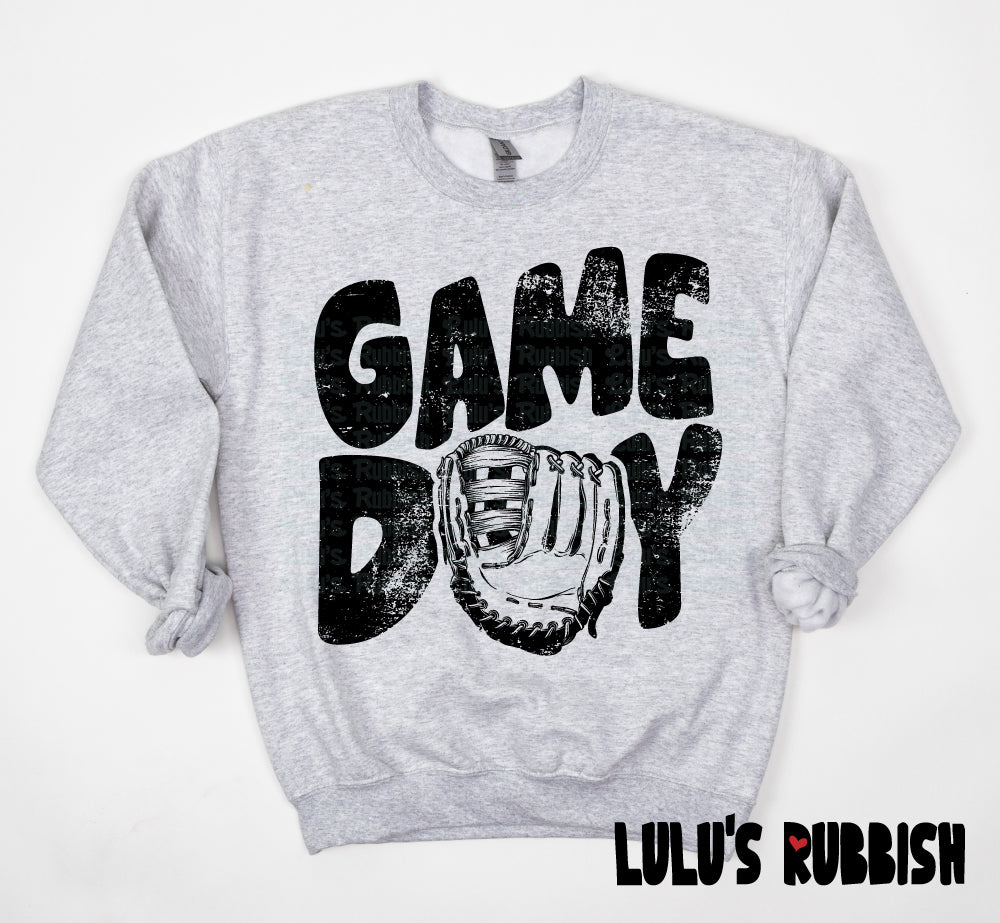 Game Day Glove PNG | Baseball & Softball Digital Design | Instant Download