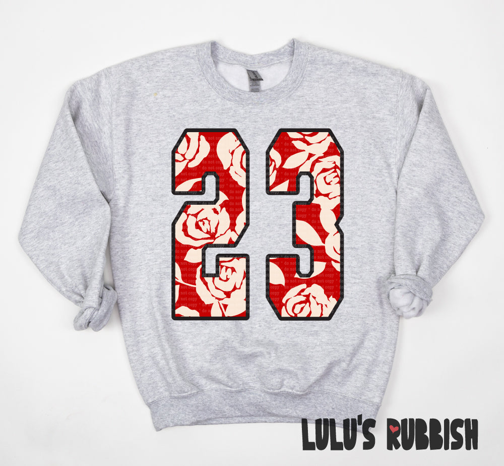 Hand-Drawn Rose Alphabet | Floral Letter Set | Digital Download