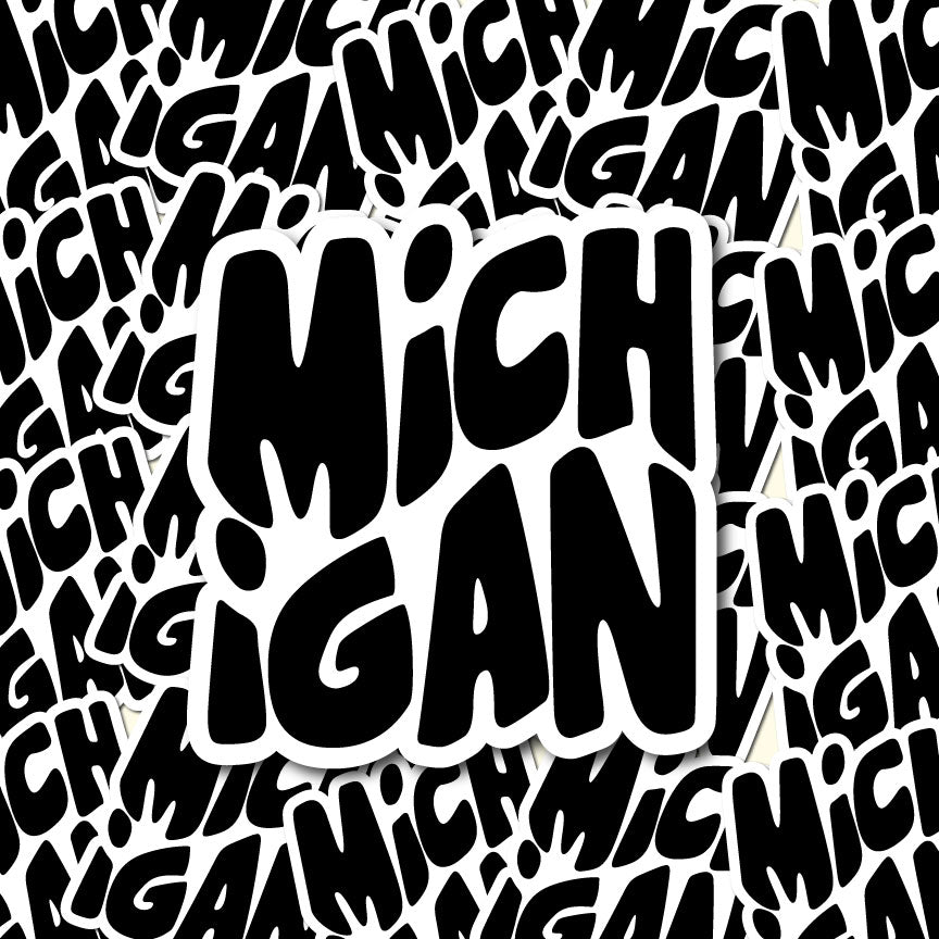 Michigan Die-Cut Sticker | Durable & Eye-Catching
