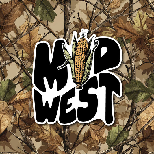 Midwest Sticker | Corn Sticker | Funny Midwest Vinyl Decal