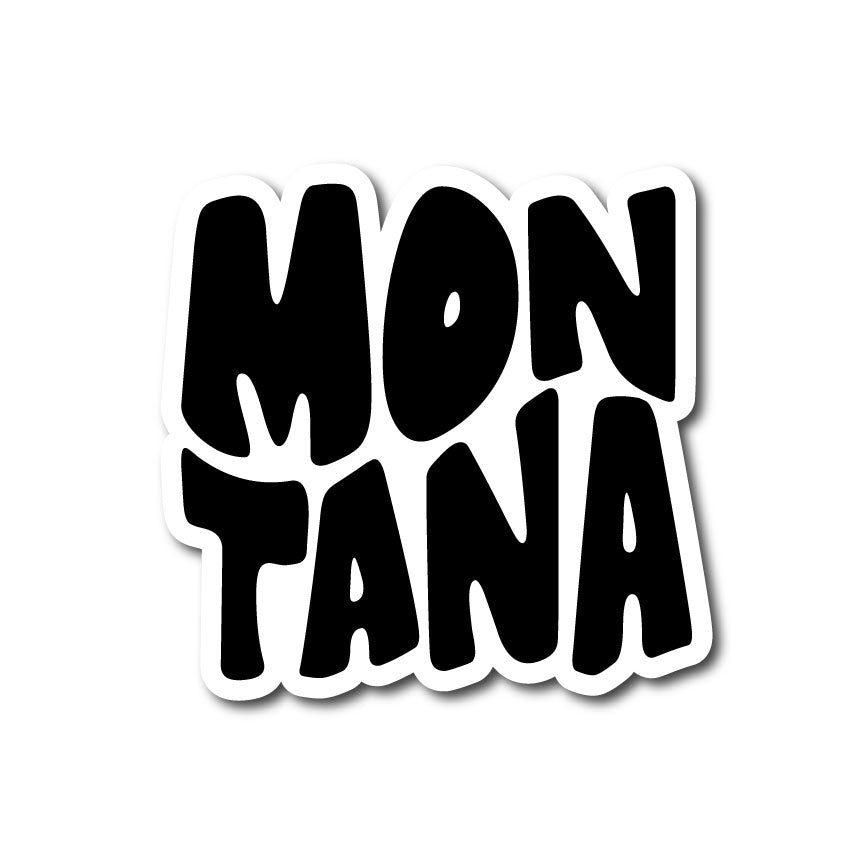 Montana Die-Cut Sticker | Durable & Eye-Catching