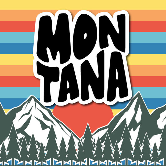 Montana Die-Cut Sticker | Durable & Eye-Catching