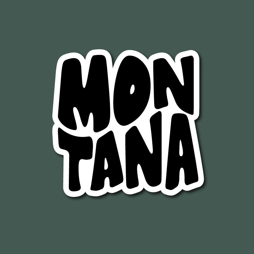 Montana Die-Cut Sticker | Durable & Eye-Catching
