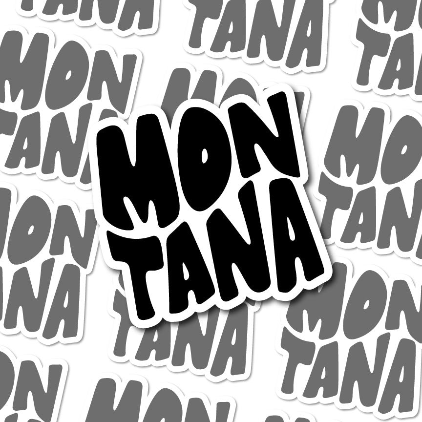 Montana Die-Cut Sticker | Durable & Eye-Catching