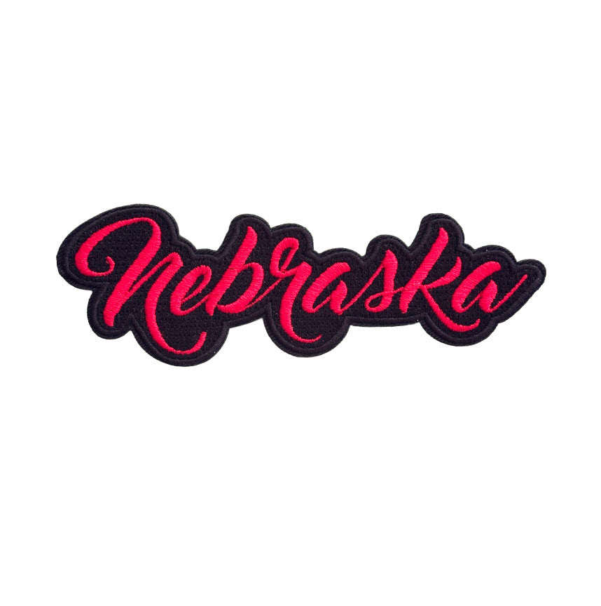 Nebraska Embroidered Patch – Iron-On