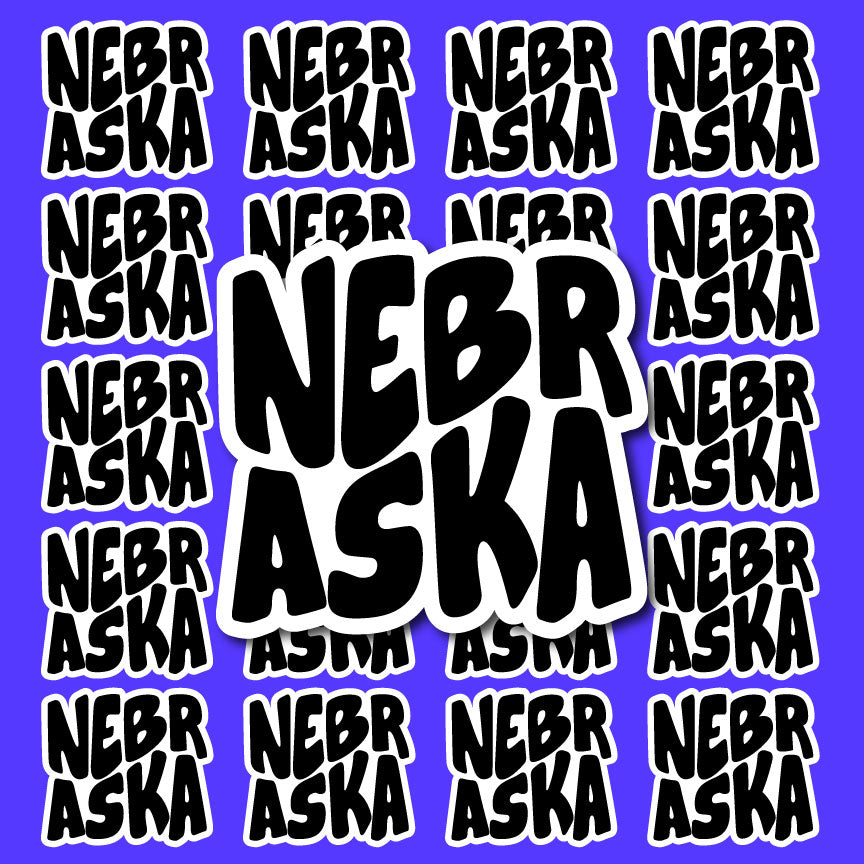 Nebraska Sticker | Nebraska Decal | State Pride Vinyl Sticker