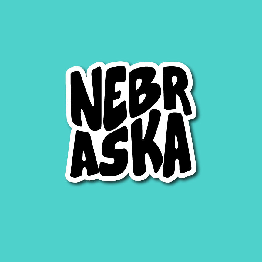 Nebraska Sticker | Nebraska Decal | State Pride Vinyl Sticker