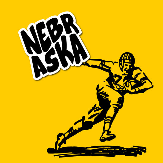 Nebraska Sticker | Nebraska Decal | State Pride Vinyl Sticker