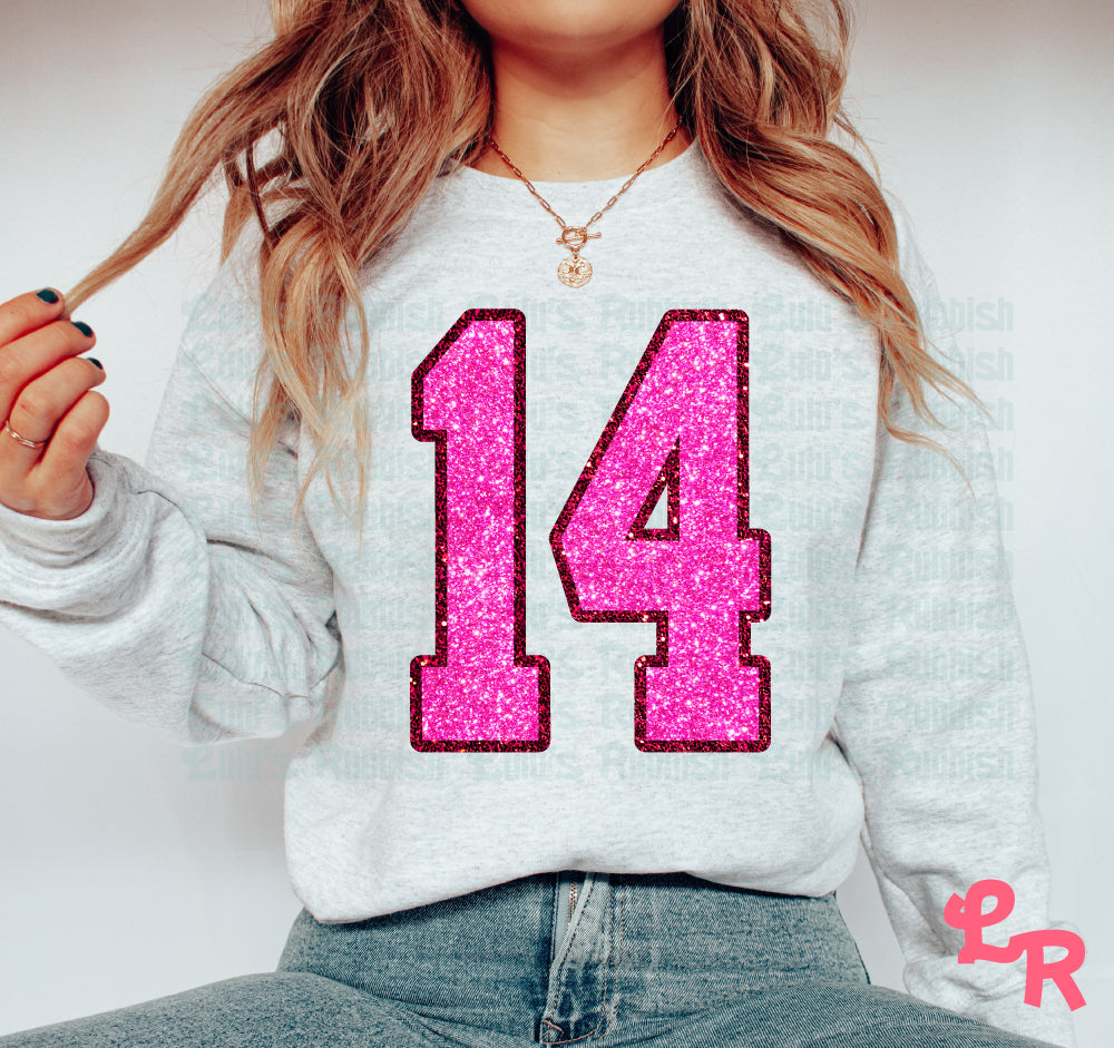 Pink Glitter Stretch Alphabet PNG | Printable Letters Digital Download