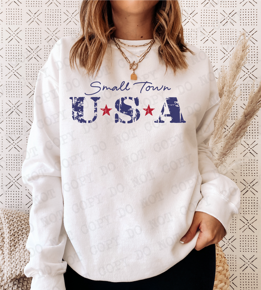 Small Town USA Grunge Digital Design | EPS + PNG