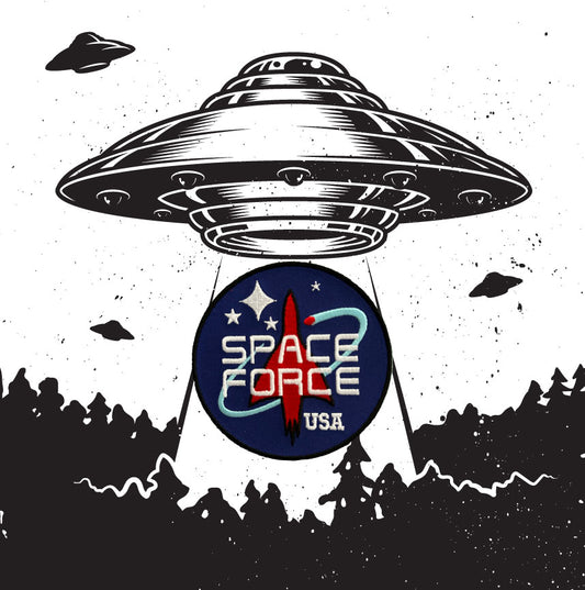 Space Force USA Patch | Embroidered Iron On Patch | Aerospace & Military Inspired