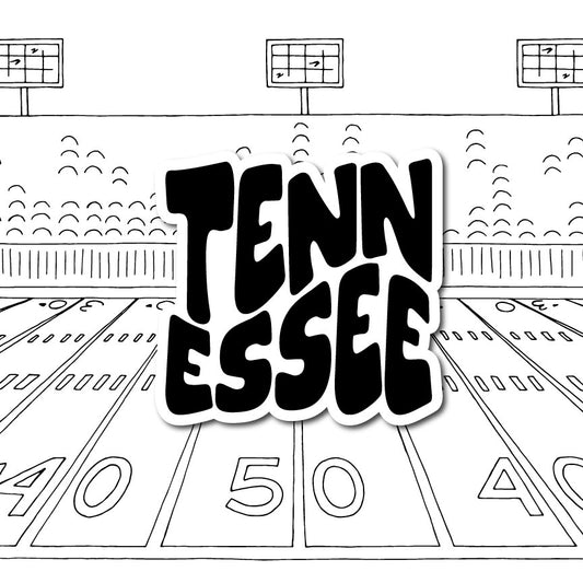 Tennessee Die-Cut Sticker | Durable & Eye-Catching