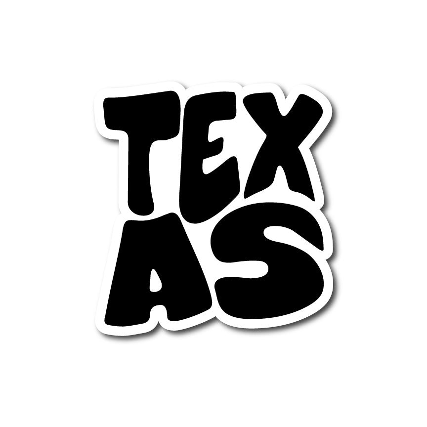 Texas Die-Cut Sticker | Durable & Eye-Catching