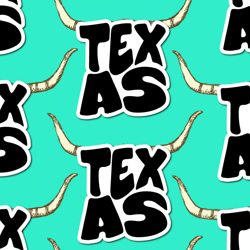 Texas Die-Cut Sticker | Durable & Eye-Catching