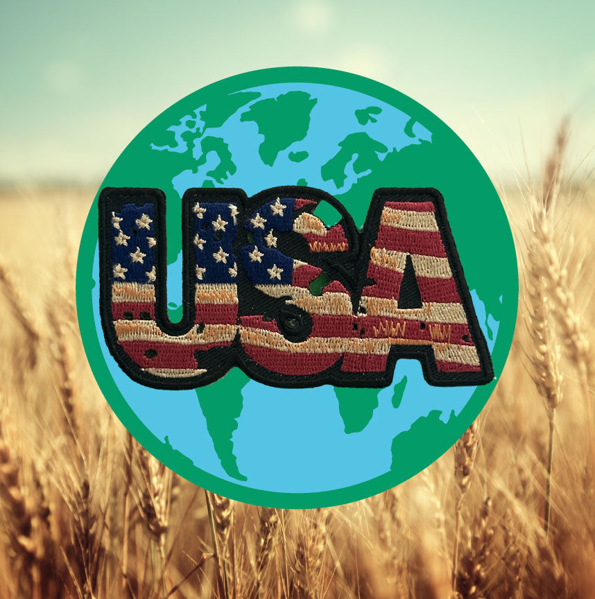 USA Distressed Flag Patch | America 250 Embroidered Iron On Patch