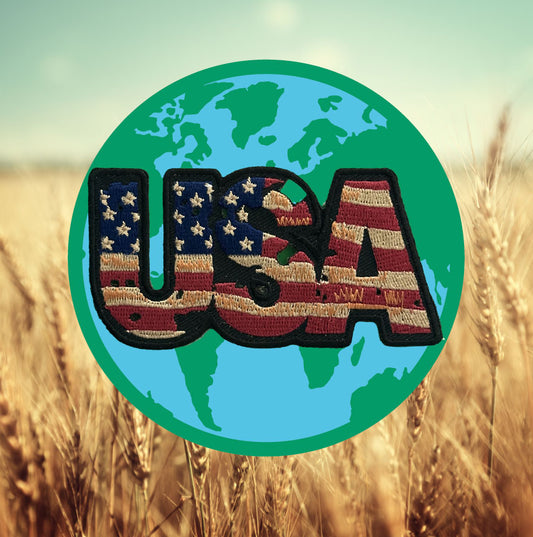 USA Distressed Flag Patch | America 250 Embroidered Iron On Patch