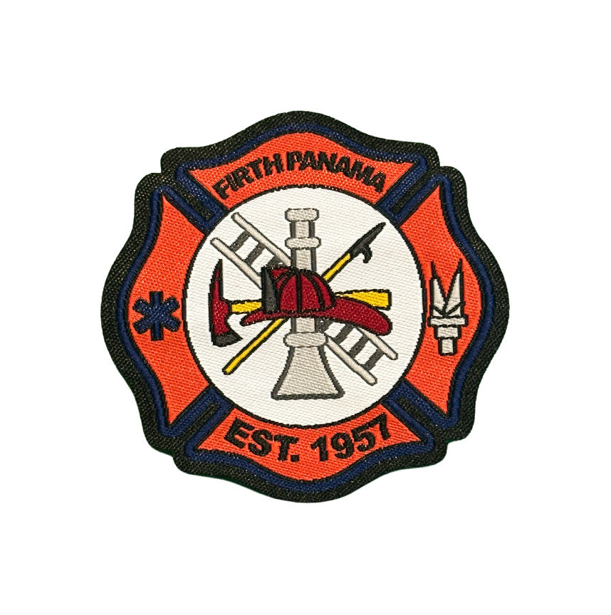 Firth Panama Fire Dept. Woven Patch – Est. 1967 - Iron On