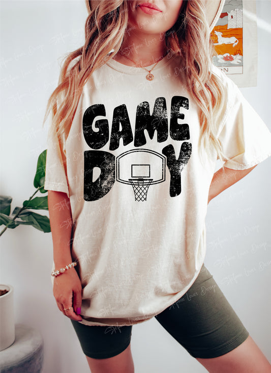 Game Day Basketball HOOP Digital Design