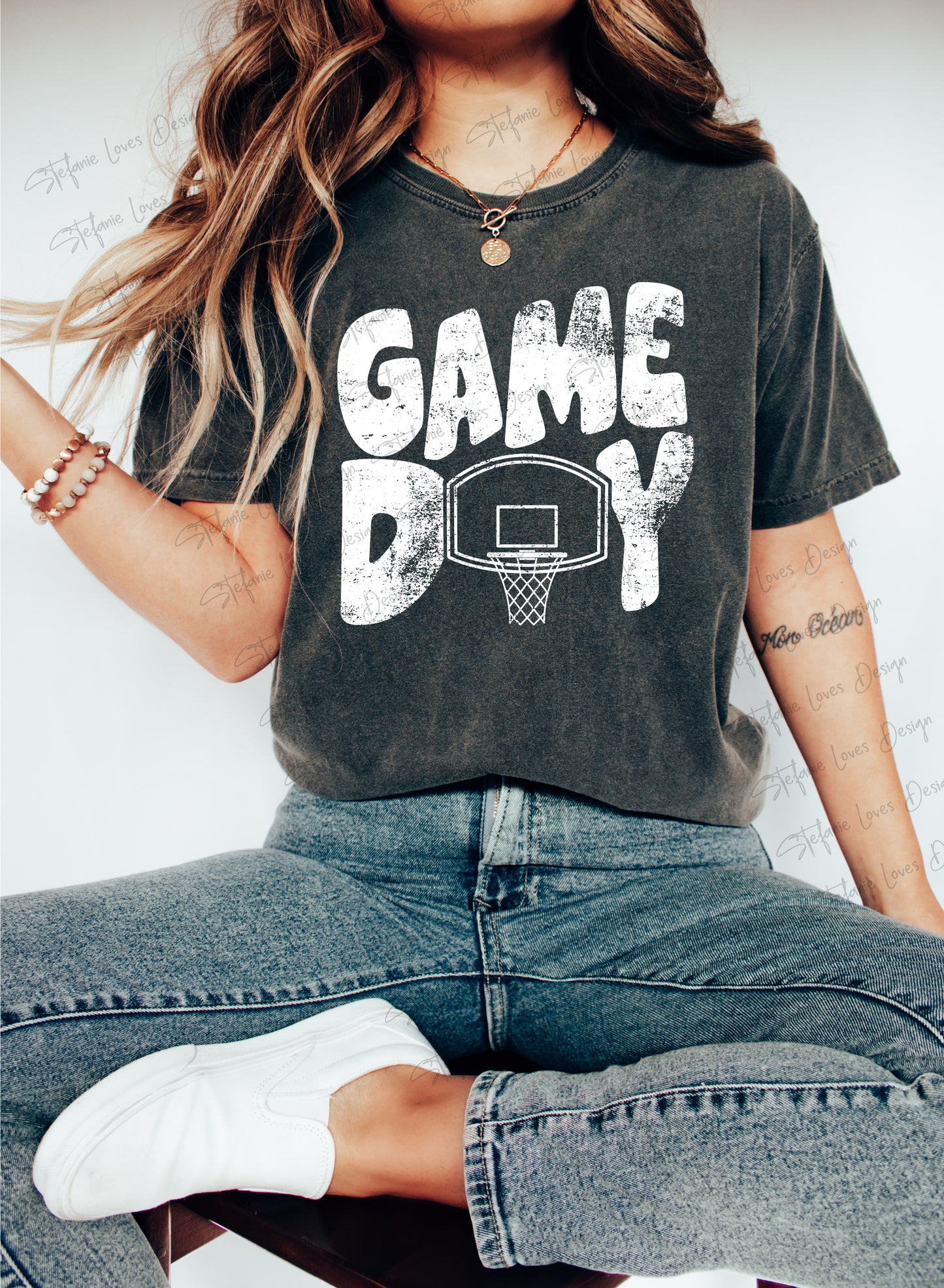 Game Day Basketball HOOP Digital Design