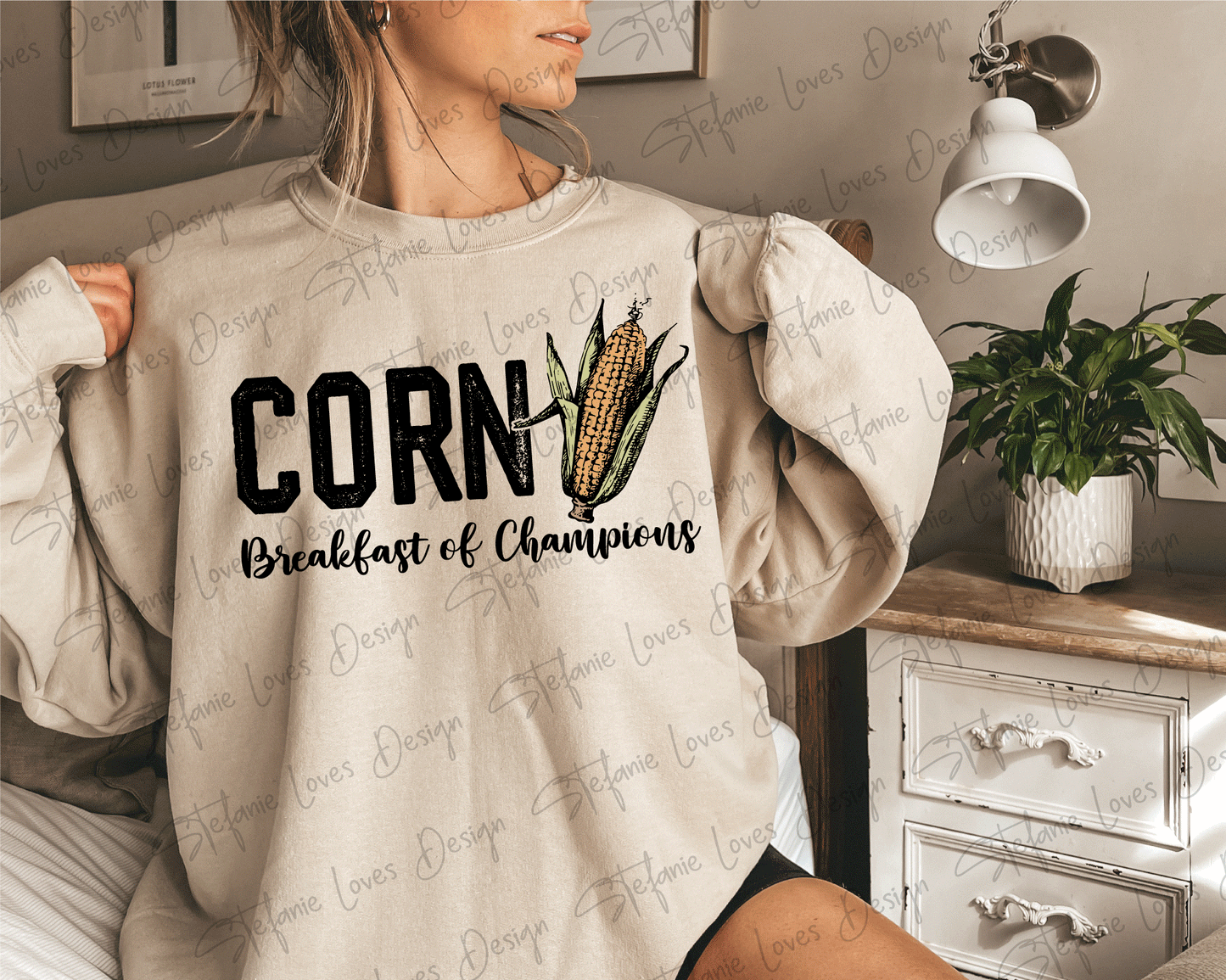 Corn Breakfast of Champions Digital Design