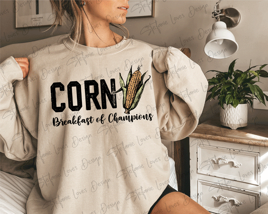 Corn Breakfast of Champions Digital Design