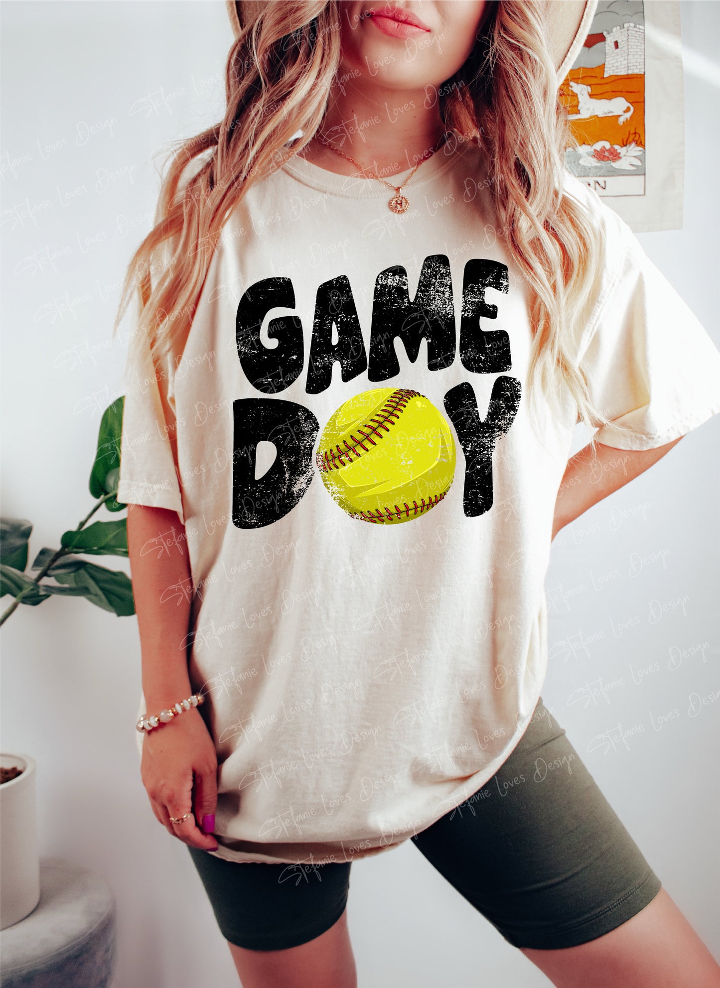 Game Day Softball Digital Design
